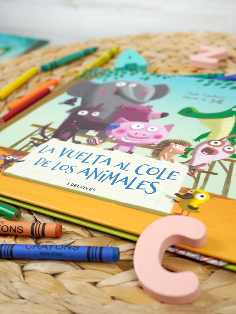 Libro La vuelta al cole de los animales - 5 libros para ayudar a los niños a afrontar la vuelta al cole