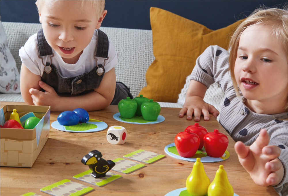 Primer Frutal, juego cooperativo para niños de 2 años - Juegos de mesa cooperativos, para aprender a jugar en equipo