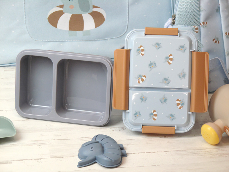 Caja Almuerzo Bento Baby Elephant - Monnëka: mochilas y bolsos antiarena, juguetes de playa y más