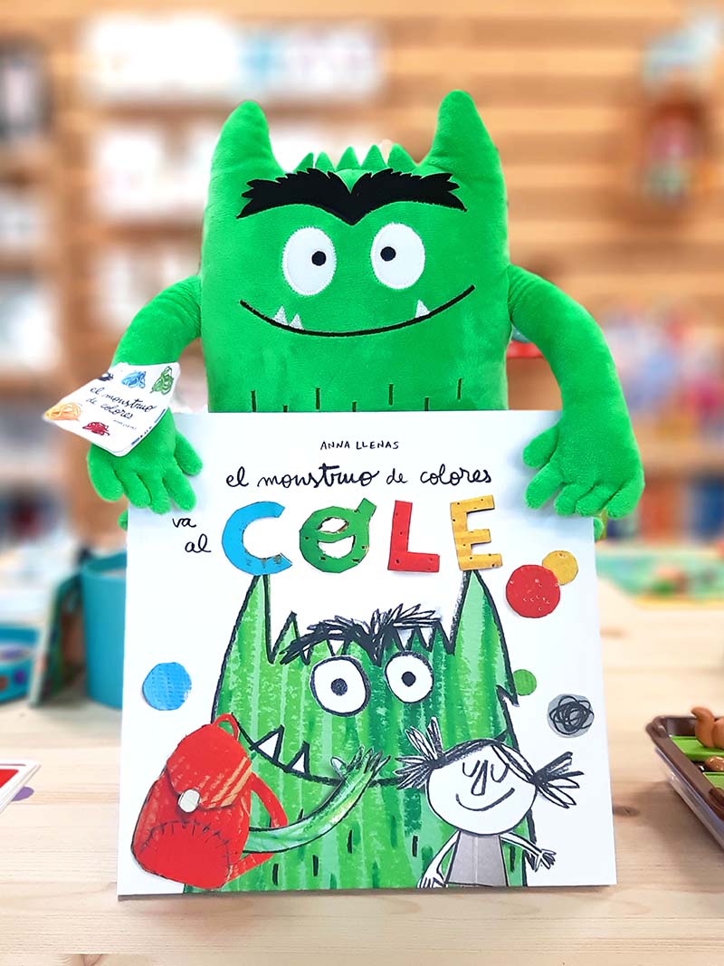 Libro El Monstruo de Colores va al Cole, de Anna Llenas - Rutinas para los días de colegio - Vuelta al Cole