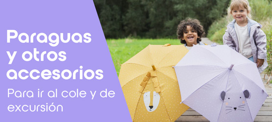 paraguas infantiles y accesorios colegio