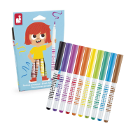 10 Rotuladores Pinceles Janod