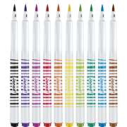 10 Rotuladores Pinceles Janod