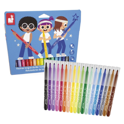 18 Rotuladores de Larga Duración Janod