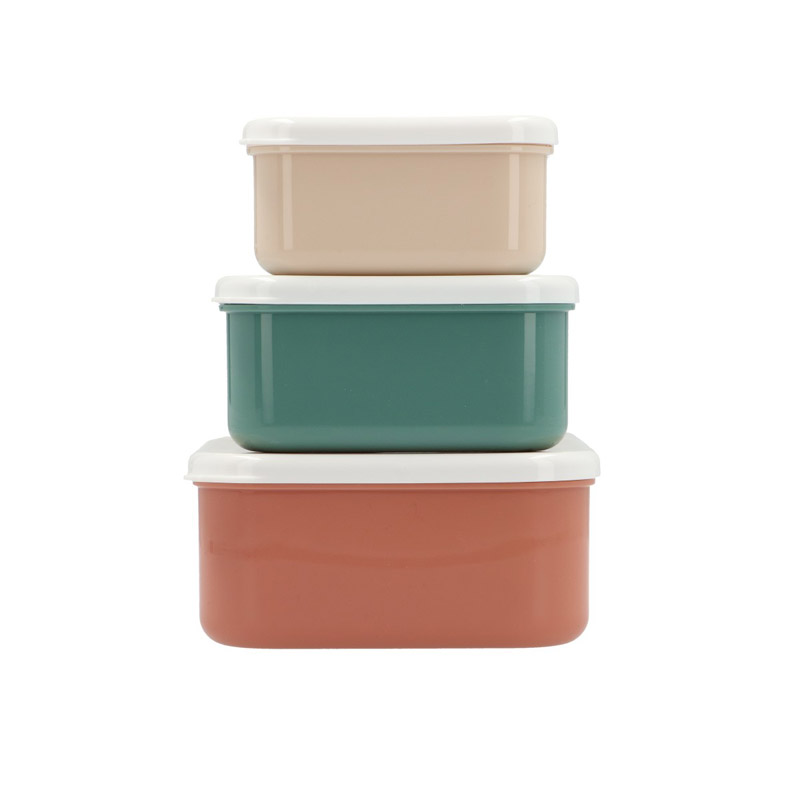 3 Cajas Almuerzo Geometric Nature