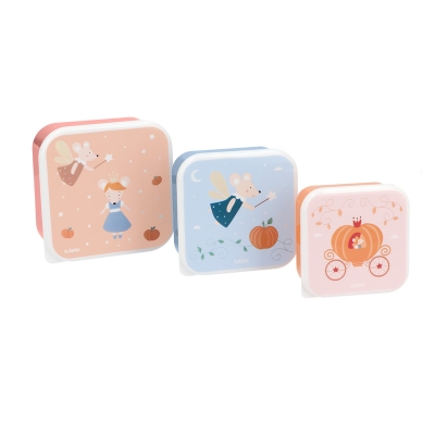 3 Cajas Almuerzo Mouse Fairies
