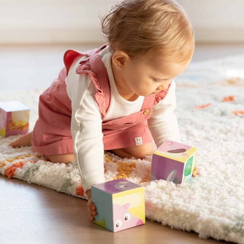 4 Cubic Puzzle Animales