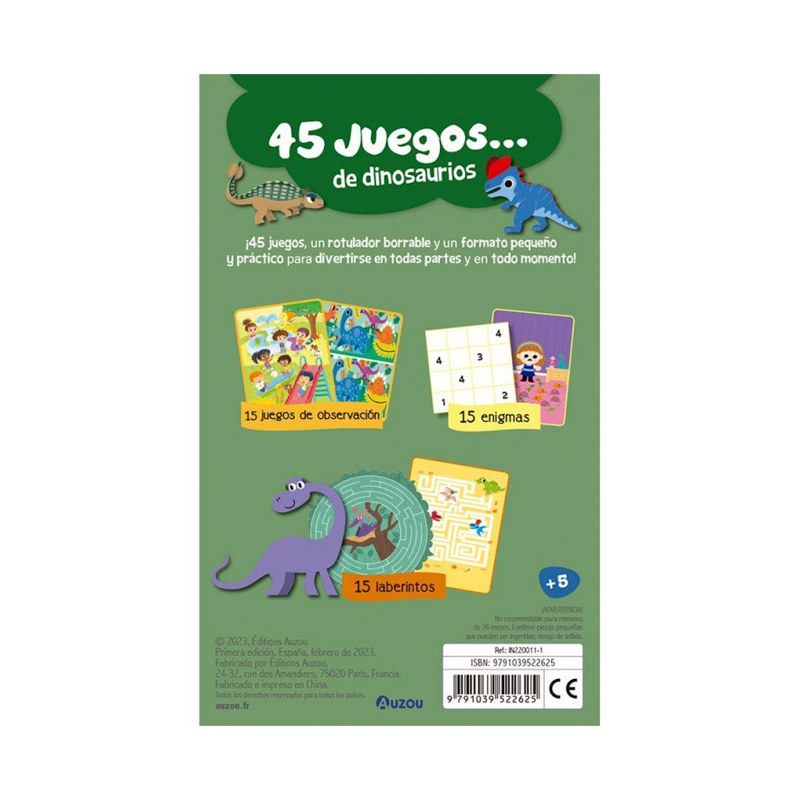 45 Juegos de Dinosaurios