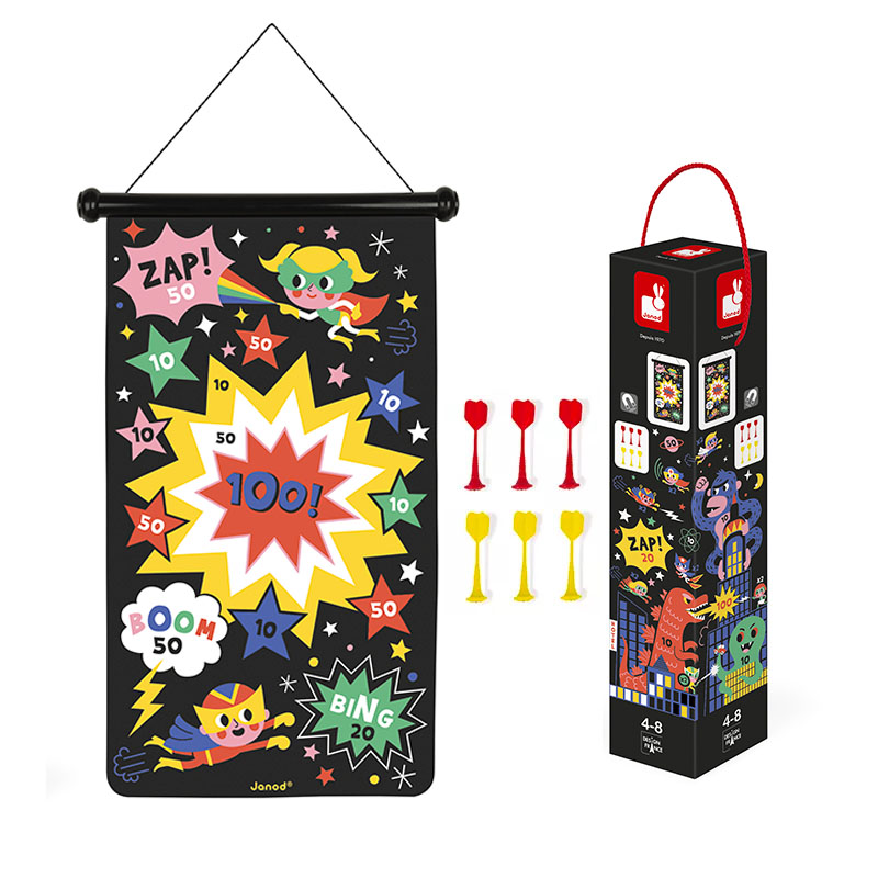 Jogo de Dardos Magnéticos Super Heróis