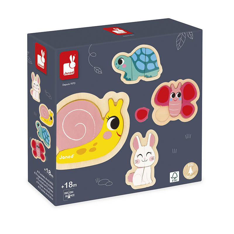 4 Puzzles Evolutivos: Jardín