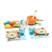 À mesa, gatinhos! Jogo de cozinhas infantis