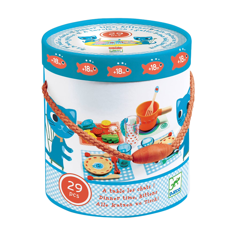 ¡A la mesa gatitos! Juego de cocinitas