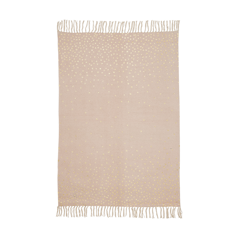 Alfombra Topos Rosa: 90 x 120 cm