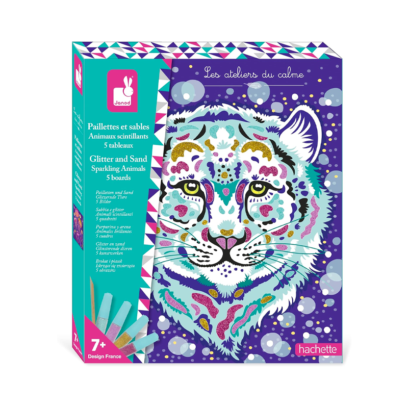 Animales Relucientes con Purpurina y Arena