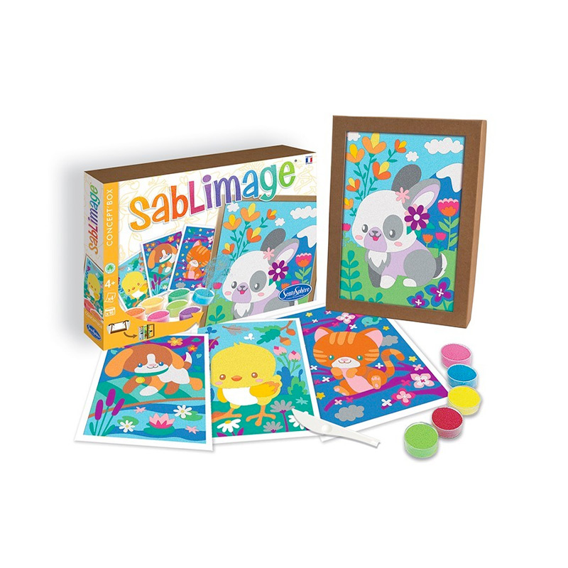 Areia de Cores Sablimage Animais Adoráveis