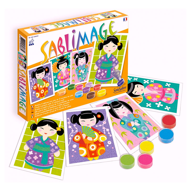 Arena de Colores Sablimage Kokeshi