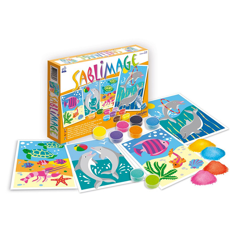 Arena de Colores Sablimage Peces y Delfines