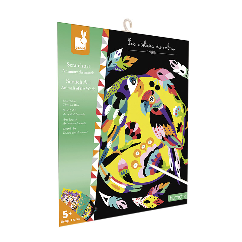 Arte Scratch Animales del Mundo