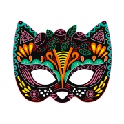 Arte Scratch Máscaras de Fiesta