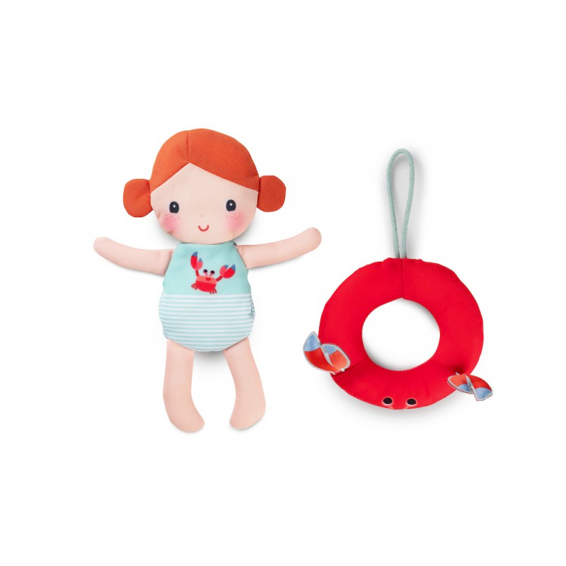 Axelle Boneca de Banho com Caranguejo