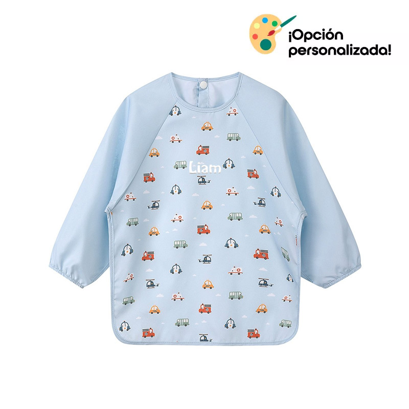 Babero con Mangas City Cars