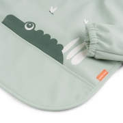 Babero con Mangas Croco Verde