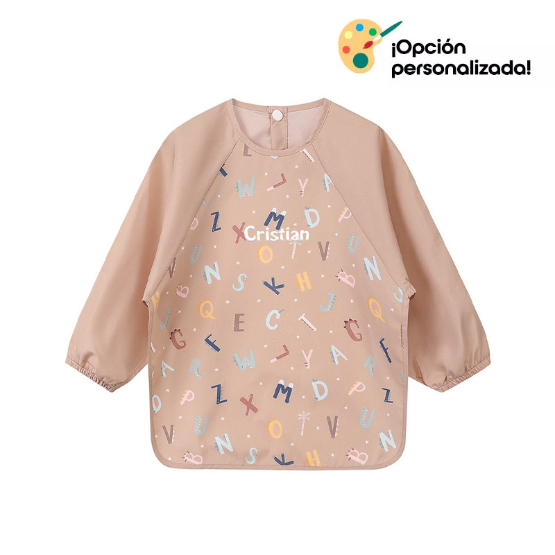 Babero con Mangas Funny Letters