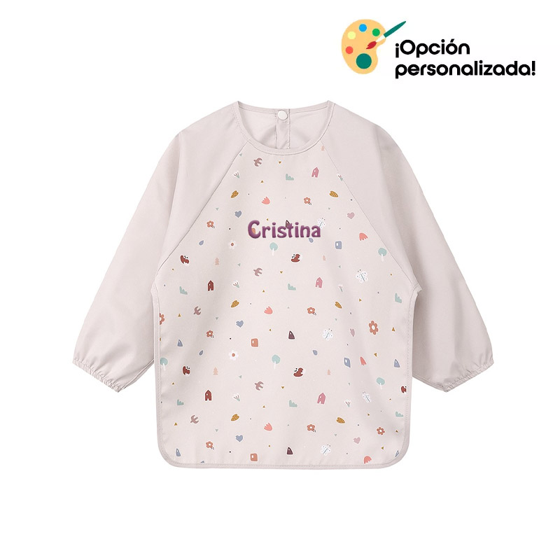 Babero con Mangas Geometric Nature