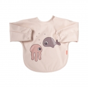 Babero con Mangas Sea Friends Rosa