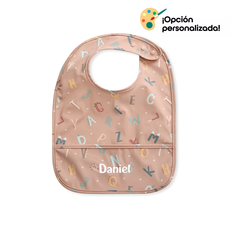 Babero Impermeable Funny Letters