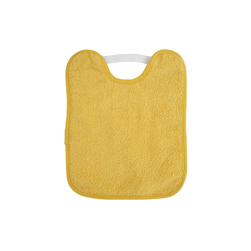 Babero Rizo Impermeable Goma Mostaza