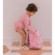 Bañador Pañal Volantes Whale Pink