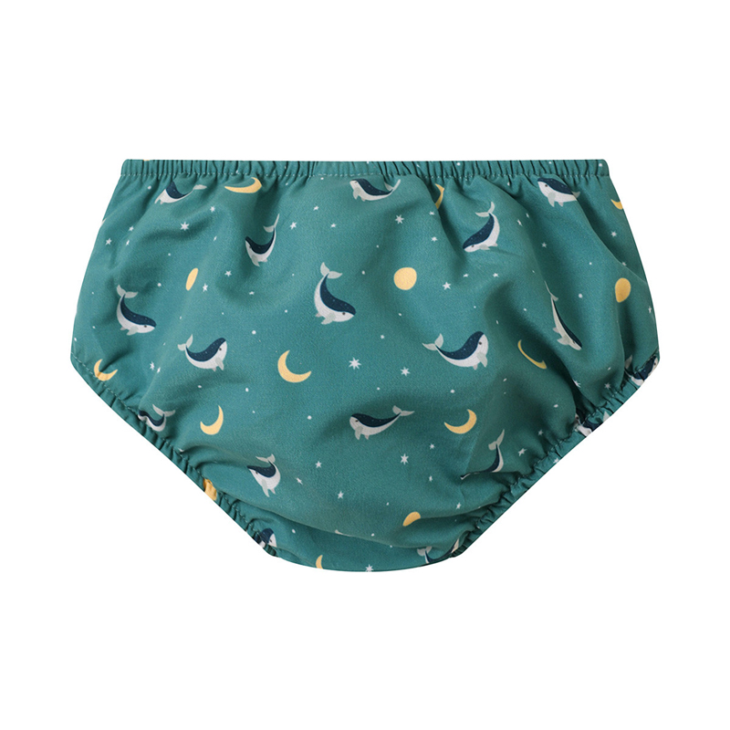 Bañador Pañal Whale Teal
