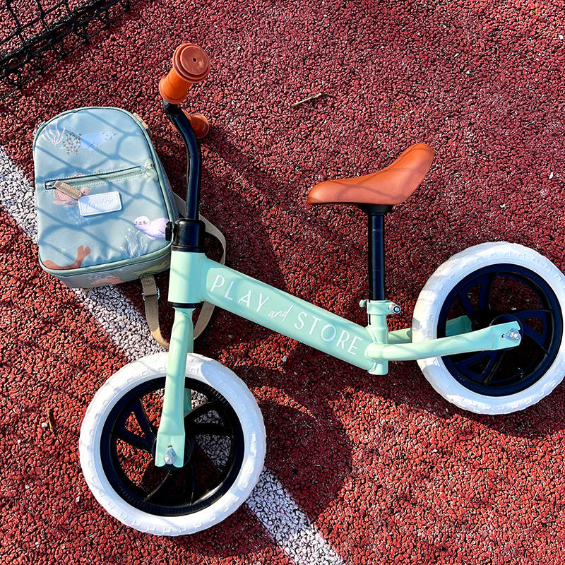 Bici Equilibrio Play and Store Verde Menta