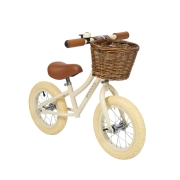 Bicicleta First Go: Crema