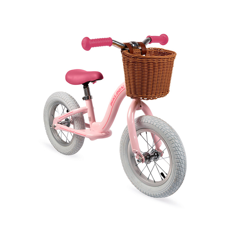 Bikloon Bicicleta de metal Vintage Rosa