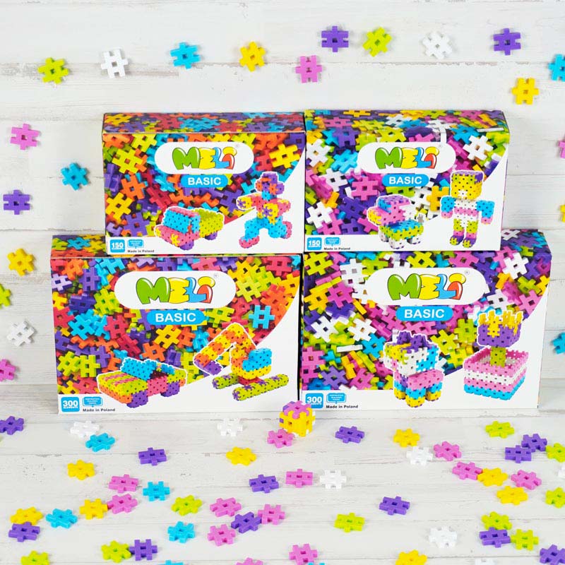 Bloques Meli Basic Pastel 150 piezas