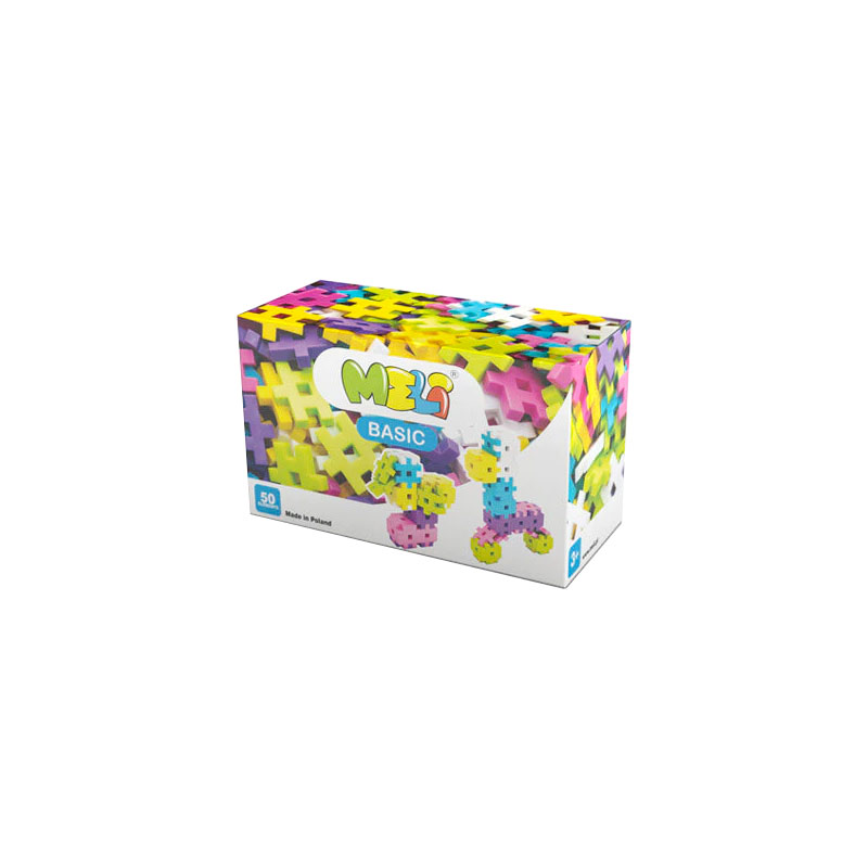 Bloques Meli Basic Pastel 50 piezas