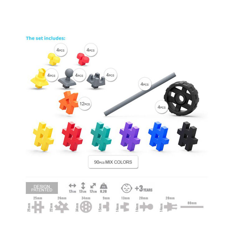 Bloques Meli Basic Tech 130 piezas