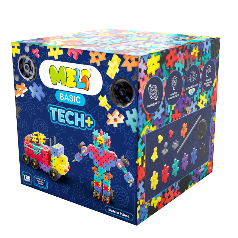 Bloques Meli Basic Tech+ 780 piezas