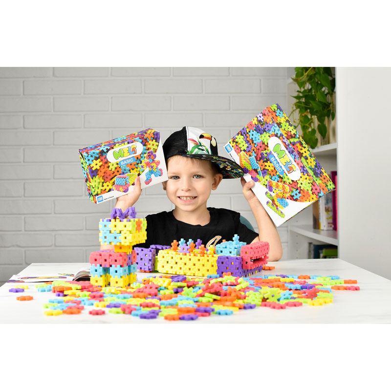 Blocos Meli Basic Travel Box 500 peças