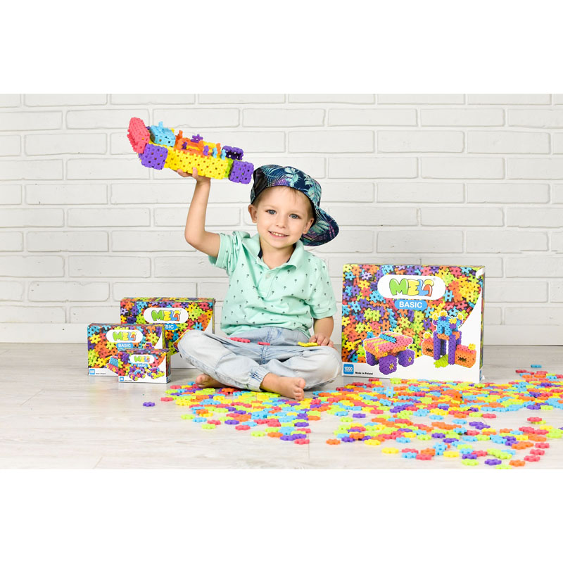 Blocos Meli Basic Travel Box 500 peças