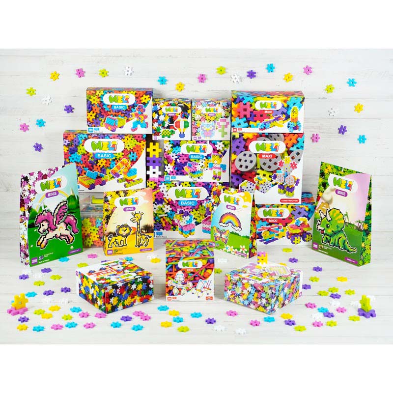 Blocos Meli Basic Travel Box 500 peças