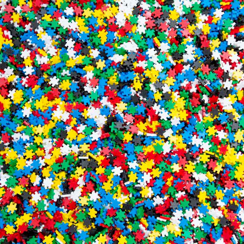 MELI Minis - Kit Costruzione Creativo 200 Pezzi - Mattoncini Colorati Multicolore 15x15mm Per Bambini - 2