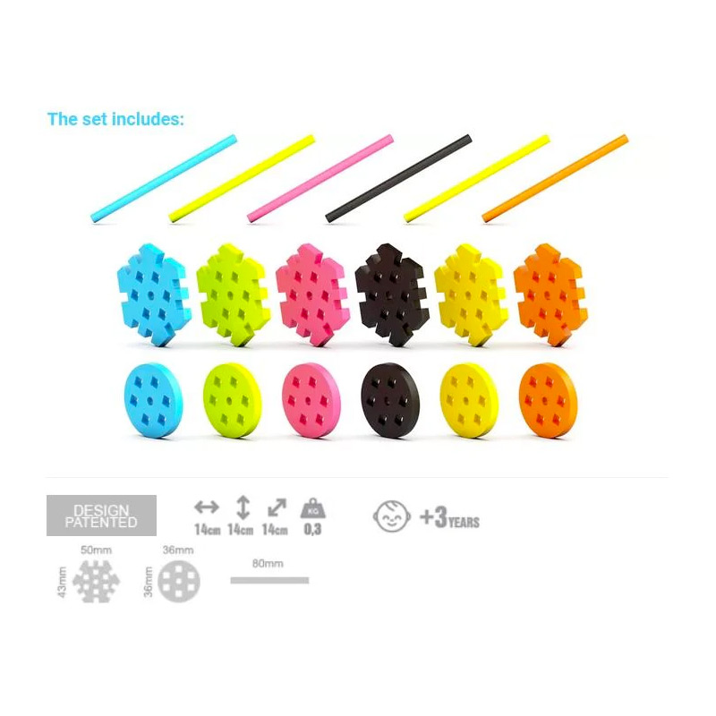 Blocos Meli Basic Set Constructor 60 Peças