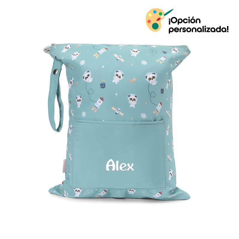 Bolsa impermeable grande Pandas in Space