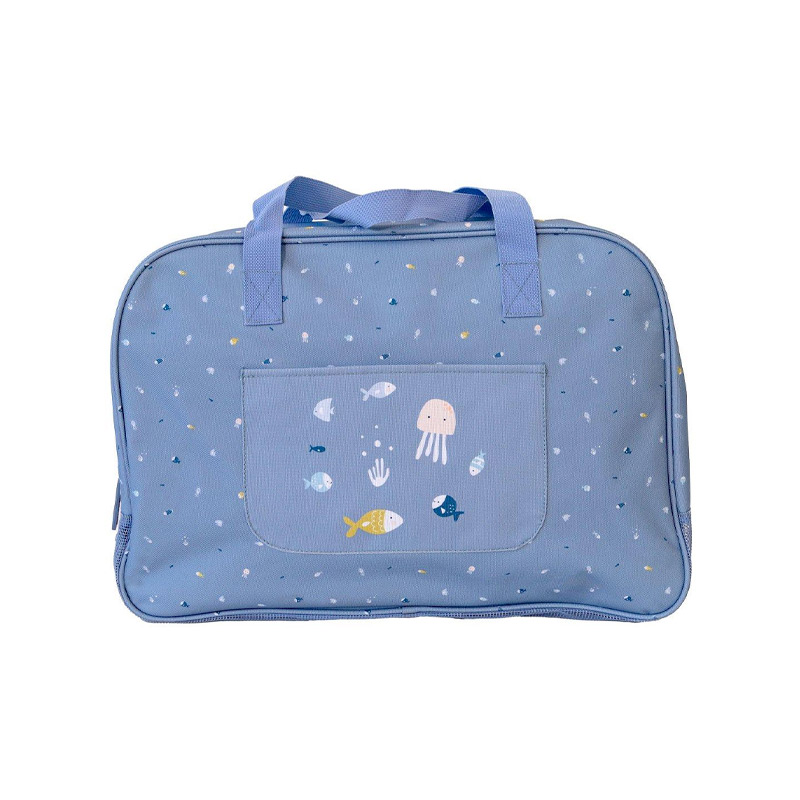Bolso de Playa con Rejilla Fishes