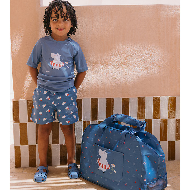 Bolso de Playa con Rejilla Hippos