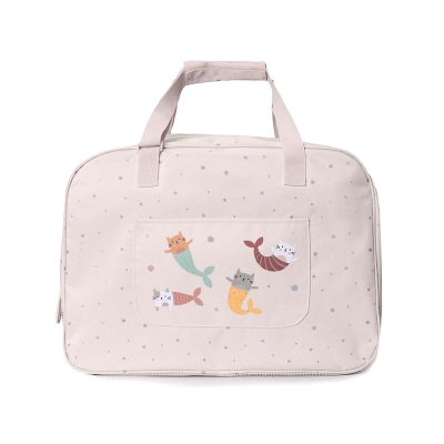Bolso de Playa con Rejilla Mermaid Cats
