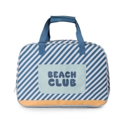 Bolso de Playa con Rejilla Stripes Blues Beyond